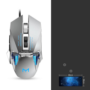 Wired Gaming Mouse With RGB Lighting And Ergonomic Design